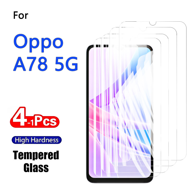 Oppo Tablet Accessories - 1-4PCS Ekran Koruyucular Oppo A78 5G
