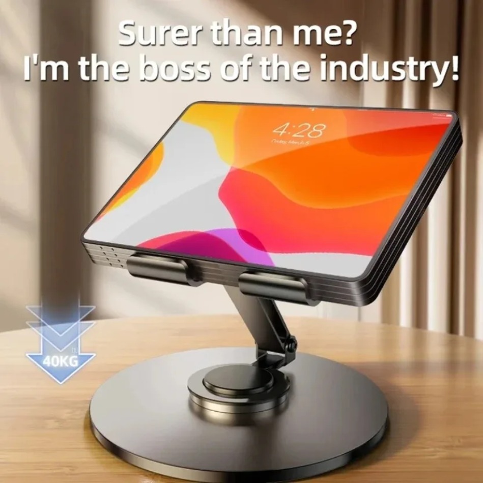 Tablet Stand Adjustable - Alüminyum Dizüstü Bilgisayar Sehpası, 360 Derece
