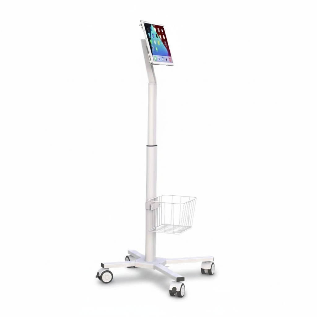 Tablet Stand Adjustable - Tıbbi İş İstasyonu Arabası, Ayarlanabilir Gaz