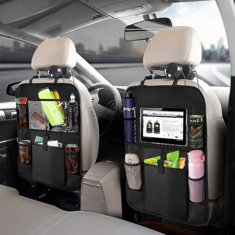 Tablet Accessories Bag - Araba Arka Koltuk Organizatör Dokunmatik Ekran