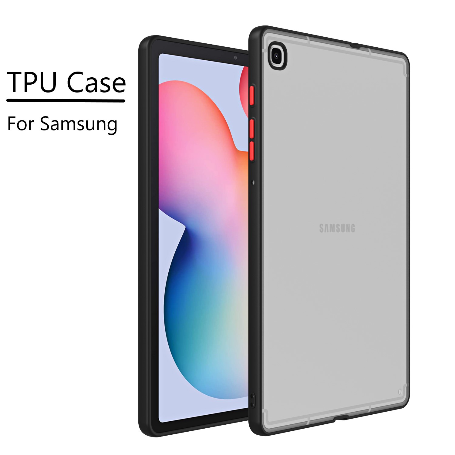Tablet A9 Accessories - TPU Yumuşak Case Arka Samsung Galaxy