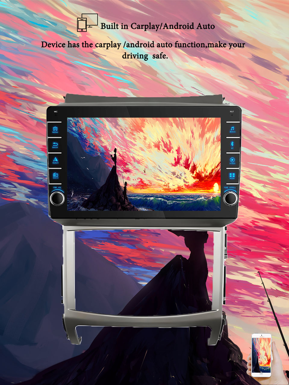 Tablet Danish Mobile & Accessories Photos - 8G + 128G Android14 Hyundai Veracruz