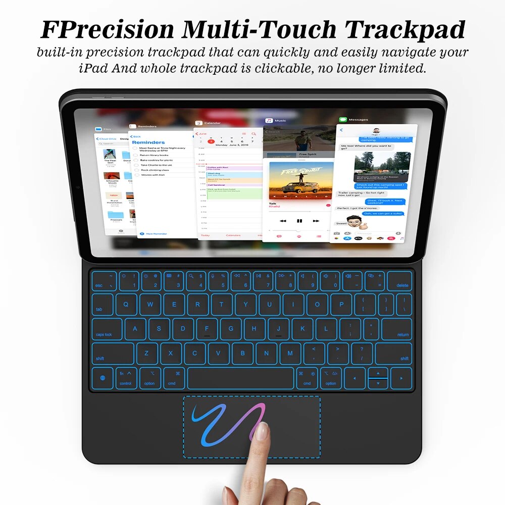 Sihirli klavye için iPad hava  - Tablet Accessories Choice Store incelemesi ve fiyatı