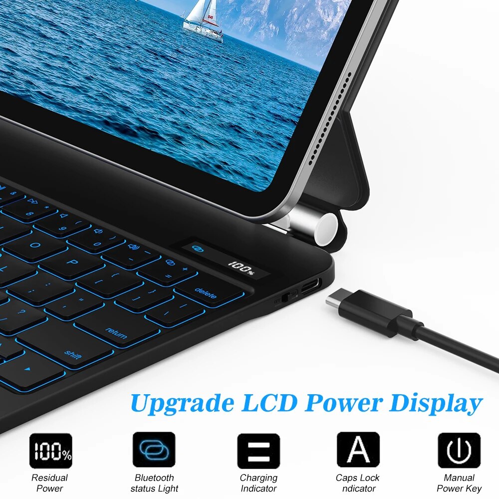 Sihirli klavye için iPad hava  - Tablet Accessories Choice Store incelemesi ve fiyatı