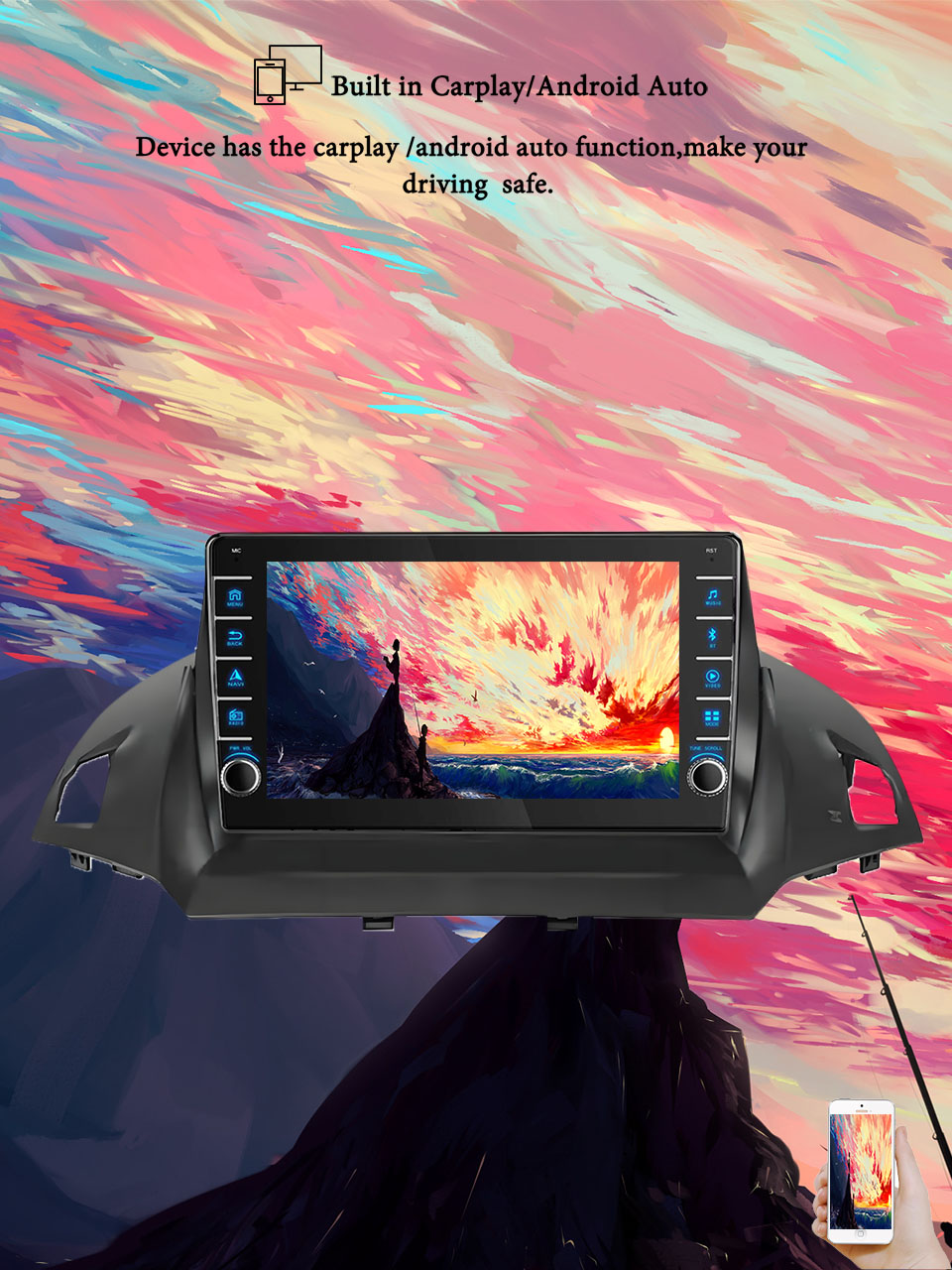 8G + 128G Android 14 Ford Kuga - Tablet Danish Mobile & Accessories Photos incelemesi ve fiyatı
