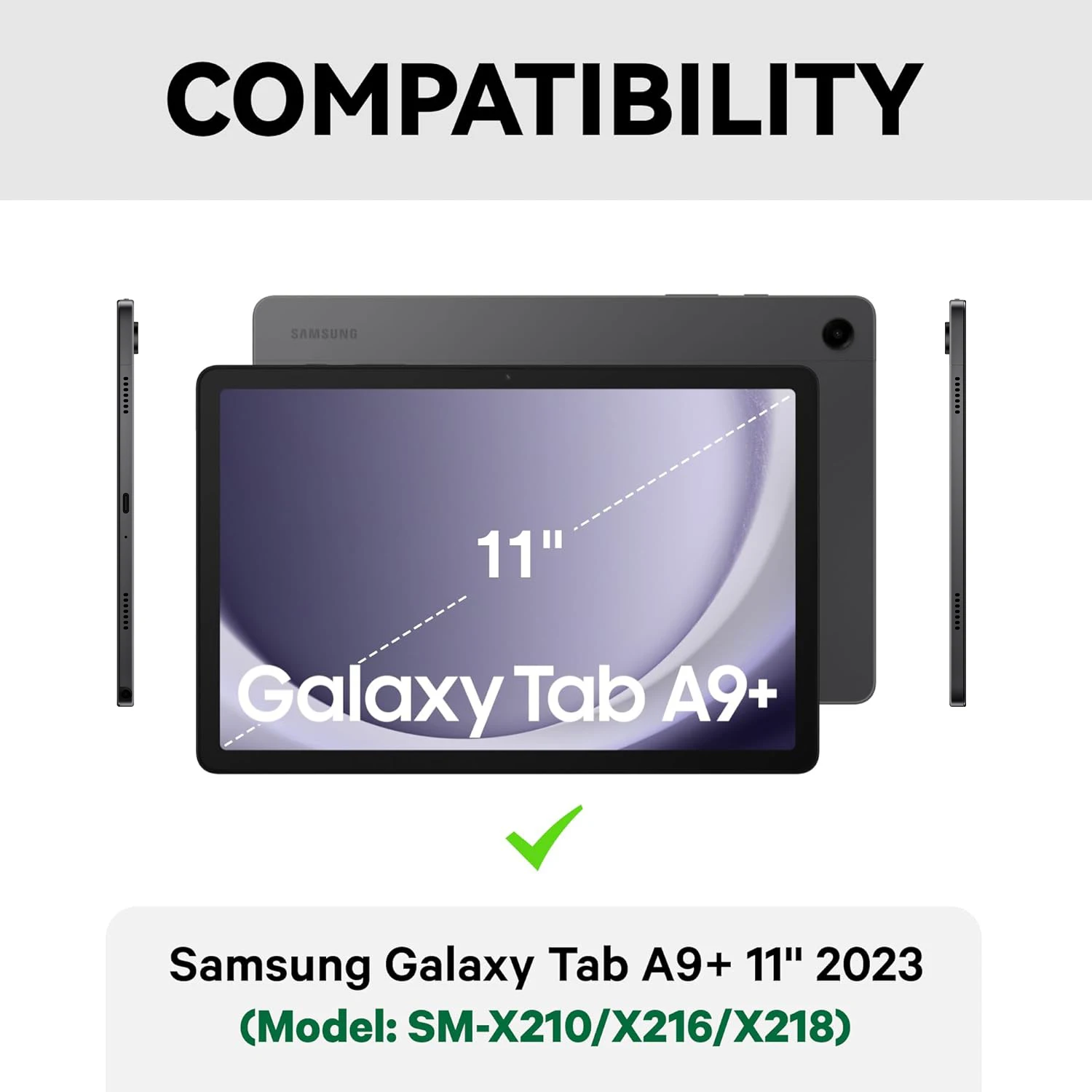 Samsung Galaxy Tab A9 Plus 11  - Tablet A9 Accessories incelemesi ve fiyatı
