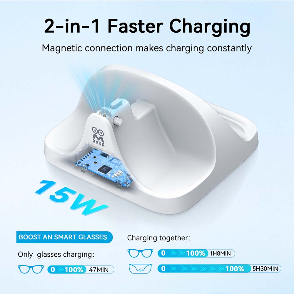 AMVR Şarj Standı Ray Ban Meta  - Magnetic Case Smart incelemesi ve fiyatı